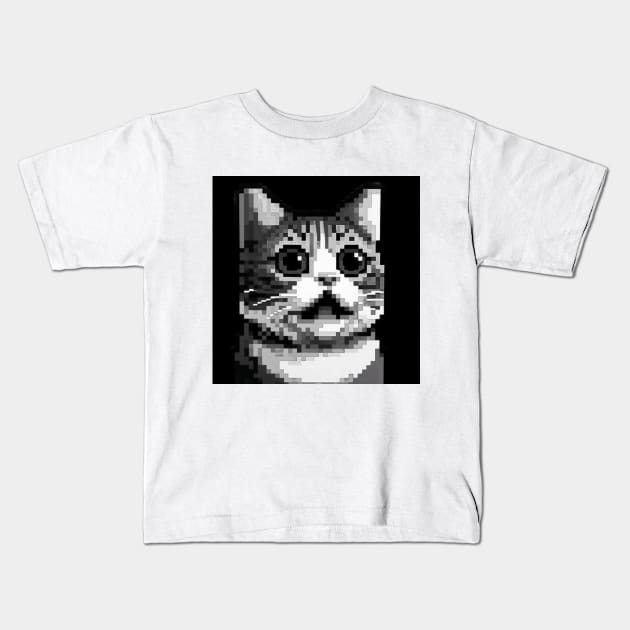 Cat Shock Kids T-Shirt by Haigbug